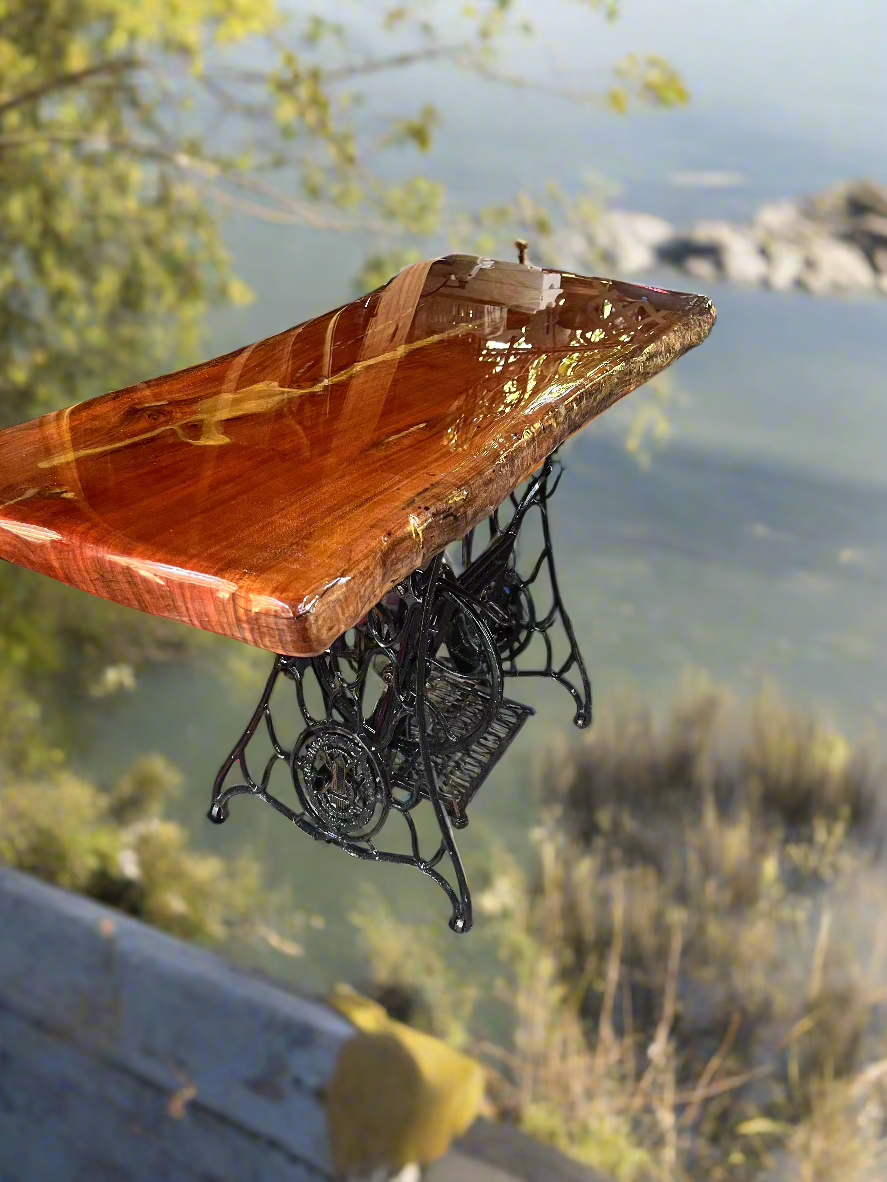 Cherry wood gold river table